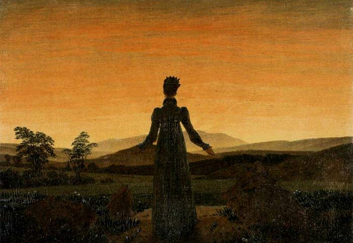 Woman before the Rising Sun